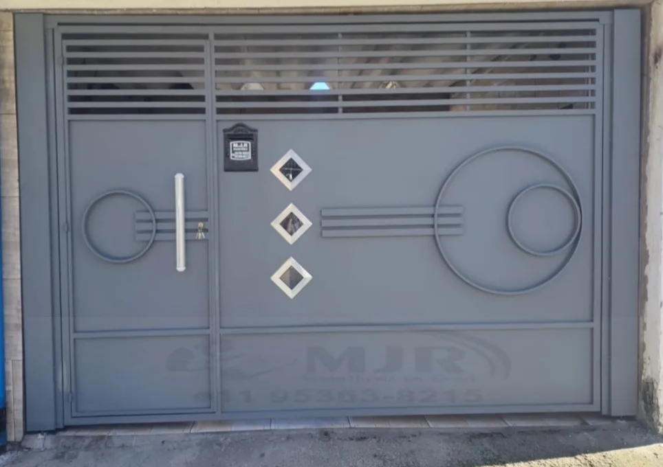 MJR PORTÕES SERRALHERIA GRADES PORTAS DE ENROLAR