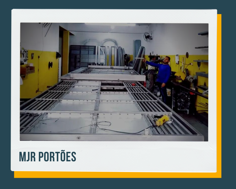 MJR PORTÕES SERRALHERIA GRADES PORTAS DE ENROLAR