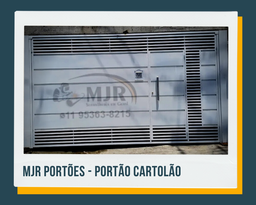 MJR PORTÕES SERRALHERIA GRADES PORTAS DE ENROLAR
