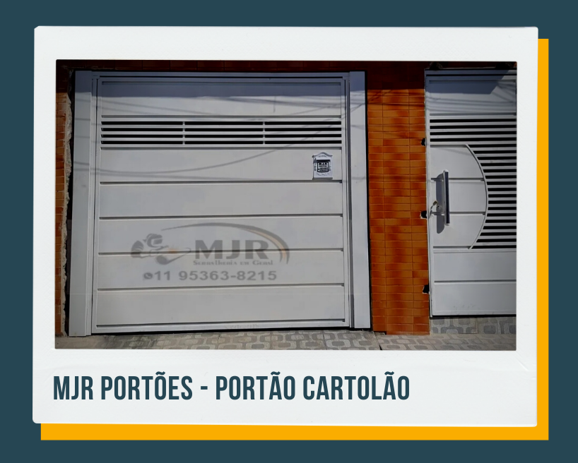MJR PORTÕES SERRALHERIA GRADES PORTAS DE ENROLAR