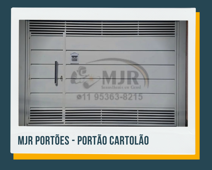 MJR PORTÕES SERRALHERIA GRADES PORTAS DE ENROLAR