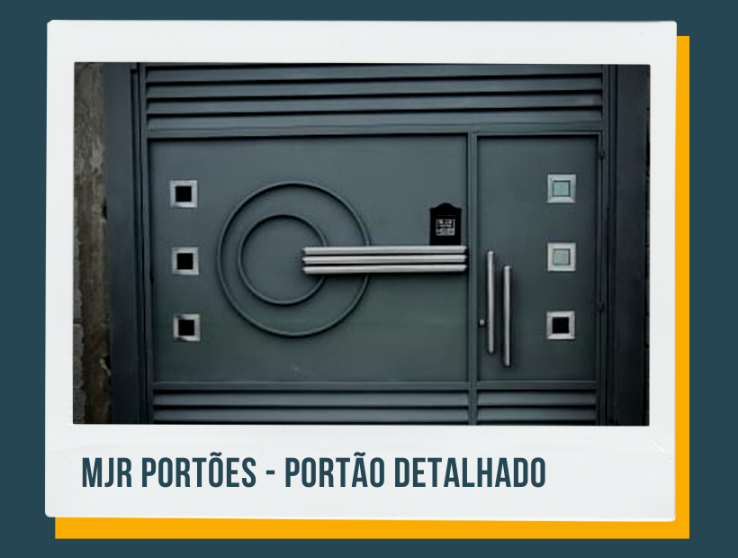 MJR PORTÕES SERRALHERIA GRADES PORTAS DE ENROLAR - CORRIMÃO E GUARDA CORPO