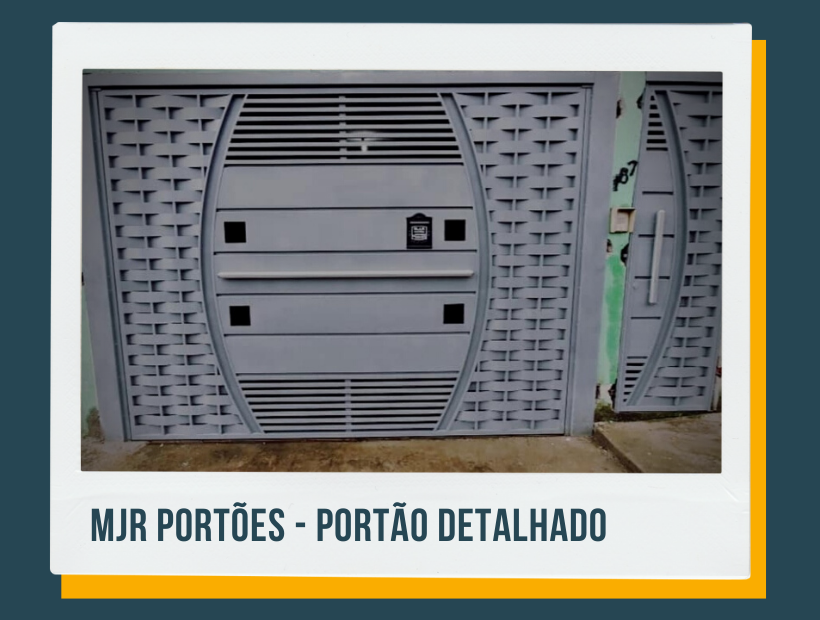 MJR PORTÕES SERRALHERIA GRADES PORTAS DE ENROLAR - CORRIMÃO E GUARDA CORPO