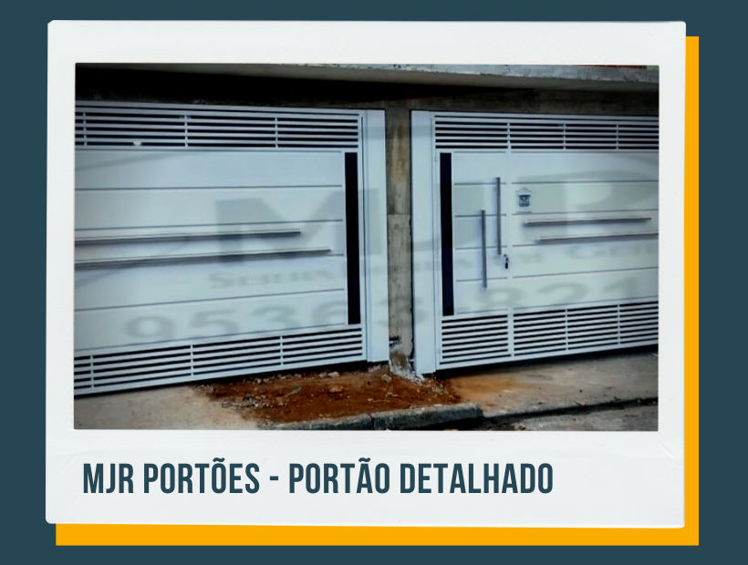 MJR PORTÕES SERRALHERIA GRADES PORTAS DE ENROLAR - CORRIMÃO E GUARDA CORPO