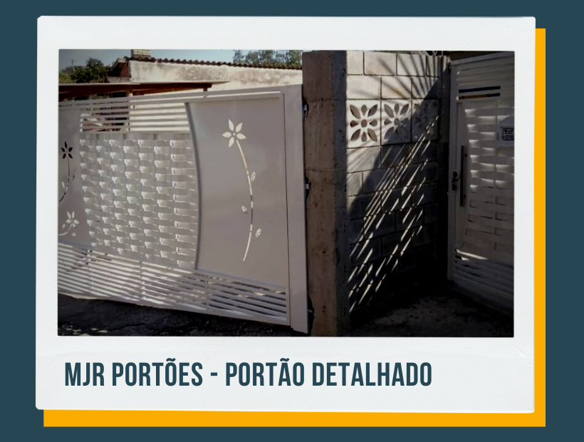 MJR PORTÕES SERRALHERIA GRADES PORTAS DE ENROLAR - CORRIMÃO E GUARDA CORPO