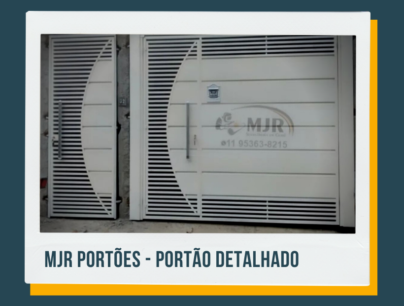 MJR PORTÕES SERRALHERIA GRADES PORTAS DE ENROLAR - CORRIMÃO E GUARDA CORPO