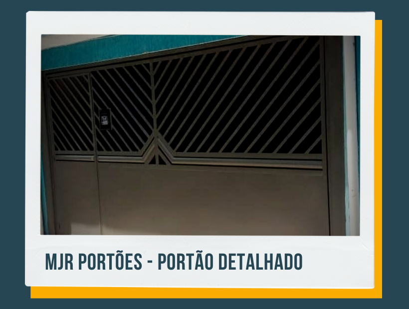 MJR PORTÕES SERRALHERIA GRADES PORTAS DE ENROLAR - CORRIMÃO E GUARDA CORPO
