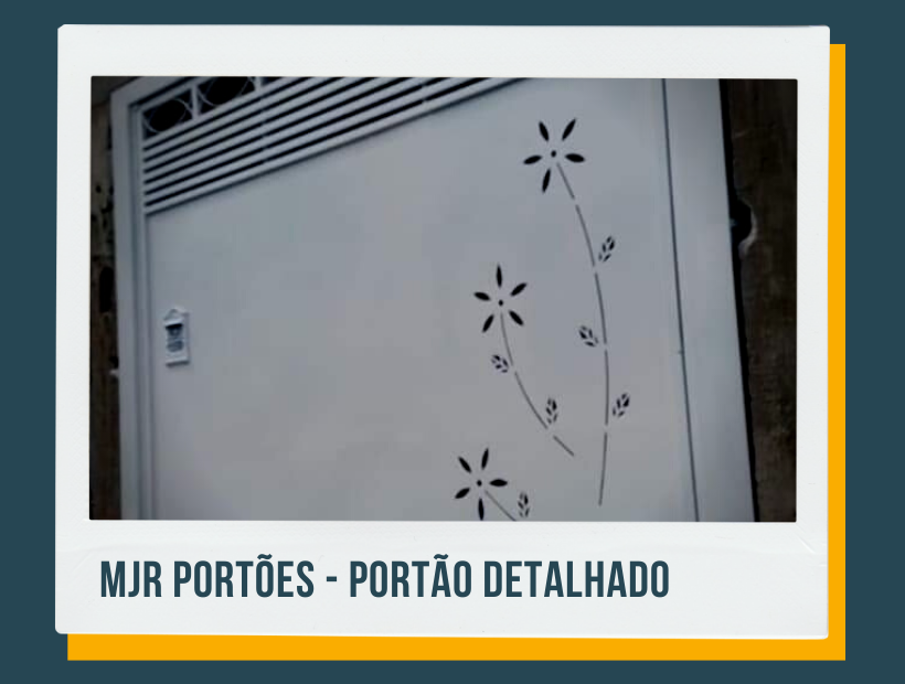 MJR PORTÕES SERRALHERIA GRADES PORTAS DE ENROLAR - CORRIMÃO E GUARDA CORPO
