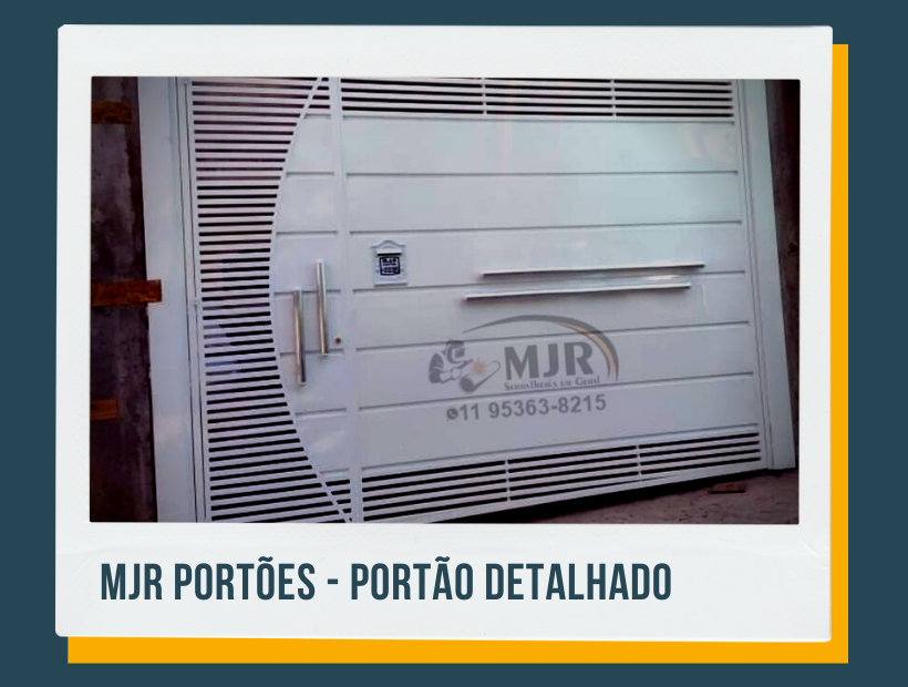 MJR PORTÕES SERRALHERIA GRADES PORTAS DE ENROLAR - CORRIMÃO E GUARDA CORPO
