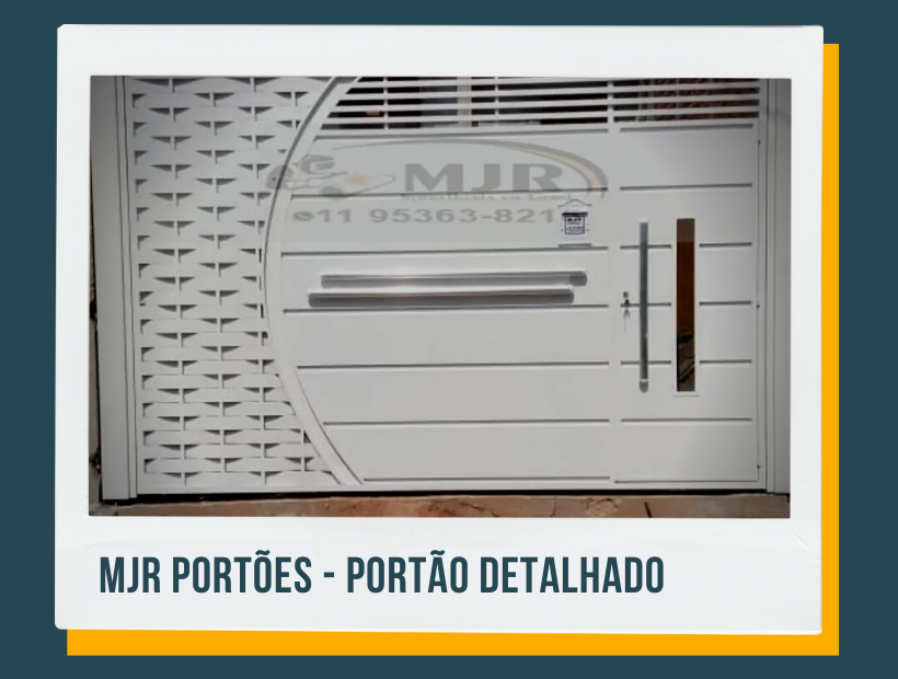 MJR PORTÕES SERRALHERIA GRADES PORTAS DE ENROLAR - CORRIMÃO E GUARDA CORPO