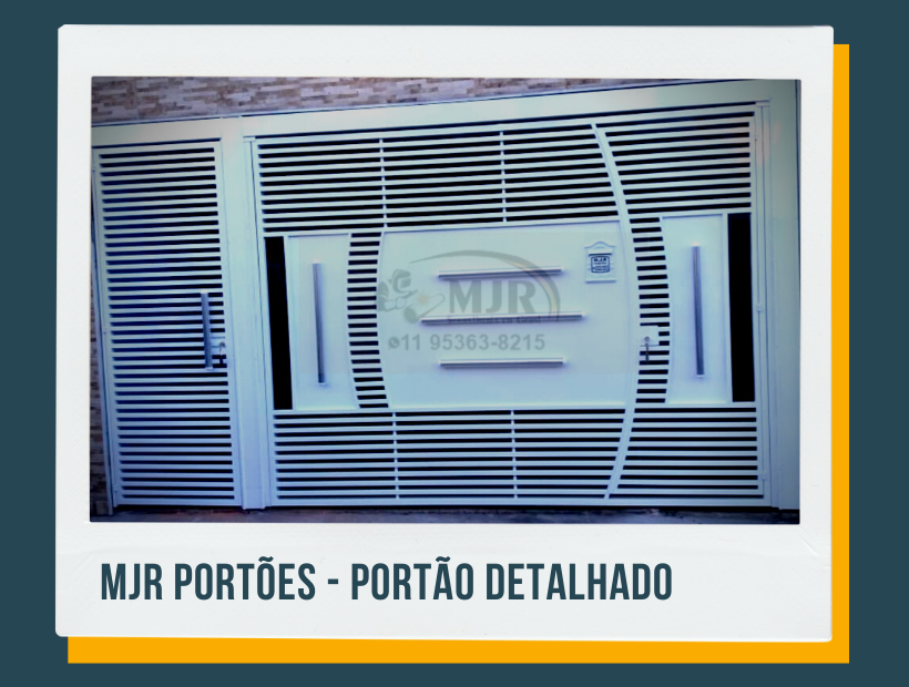 MJR PORTÕES SERRALHERIA GRADES PORTAS DE ENROLAR - CORRIMÃO E GUARDA CORPO