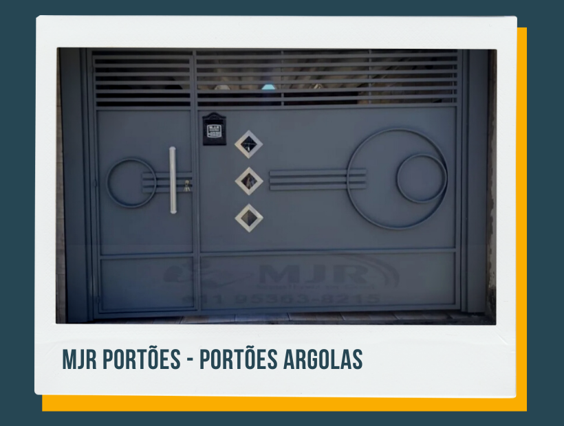 MJR PORTÕES SERRALHERIA GRADES PORTAS DE ENROLAR - CORRIMÃO E GUARDA CORPO