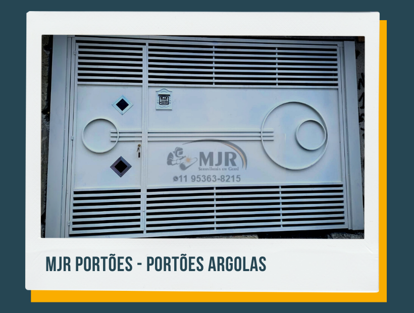 MJR PORTÕES SERRALHERIA GRADES PORTAS DE ENROLAR - CORRIMÃO E GUARDA CORPO