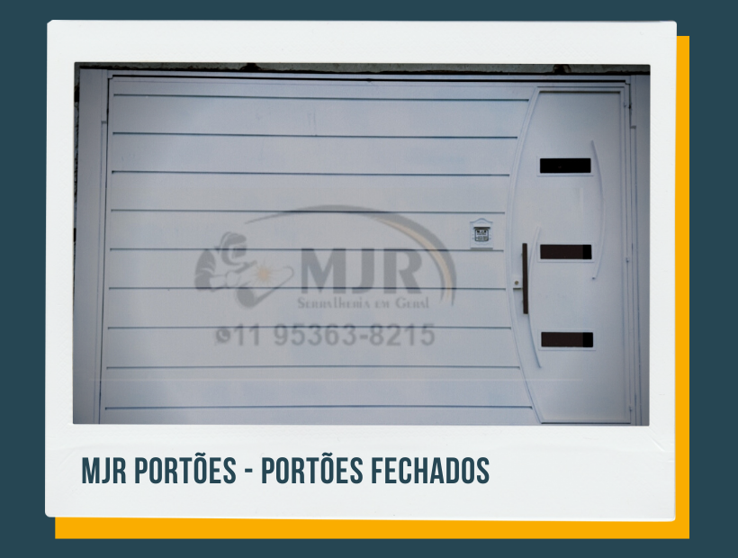 MJR PORTÕES SERRALHERIA GRADES PORTAS DE ENROLAR - CORRIMÃO E GUARDA CORPO