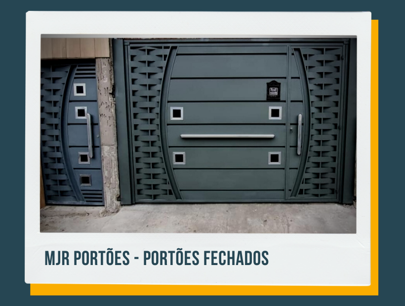 MJR PORTÕES SERRALHERIA GRADES PORTAS DE ENROLAR - CORRIMÃO E GUARDA CORPO