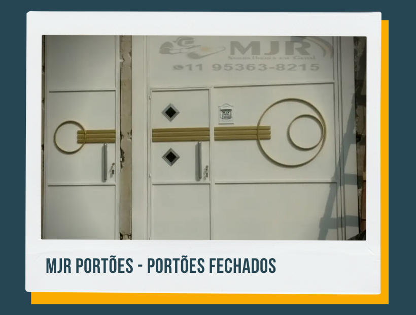 MJR PORTÕES SERRALHERIA GRADES PORTAS DE ENROLAR - CORRIMÃO E GUARDA CORPO