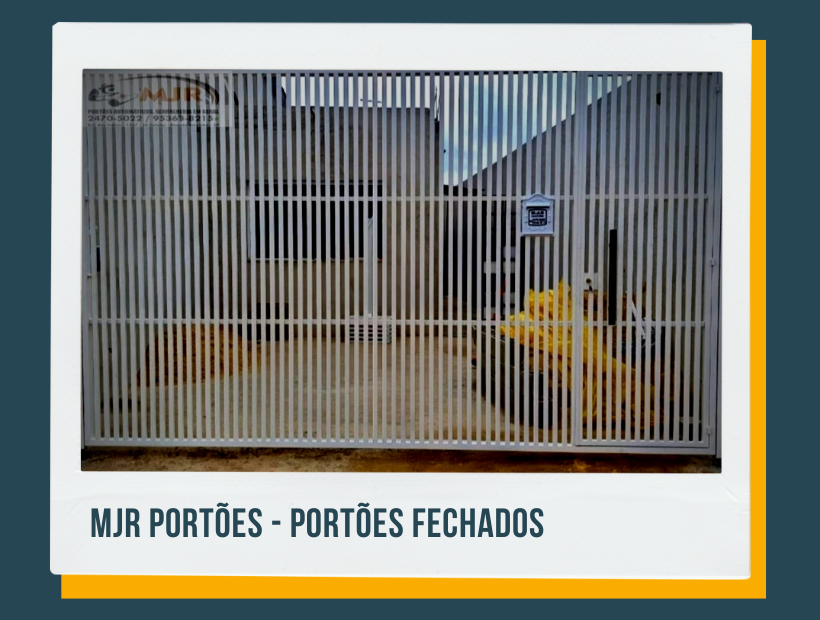 MJR PORTÕES SERRALHERIA GRADES PORTAS DE ENROLAR - CORRIMÃO E GUARDA CORPO