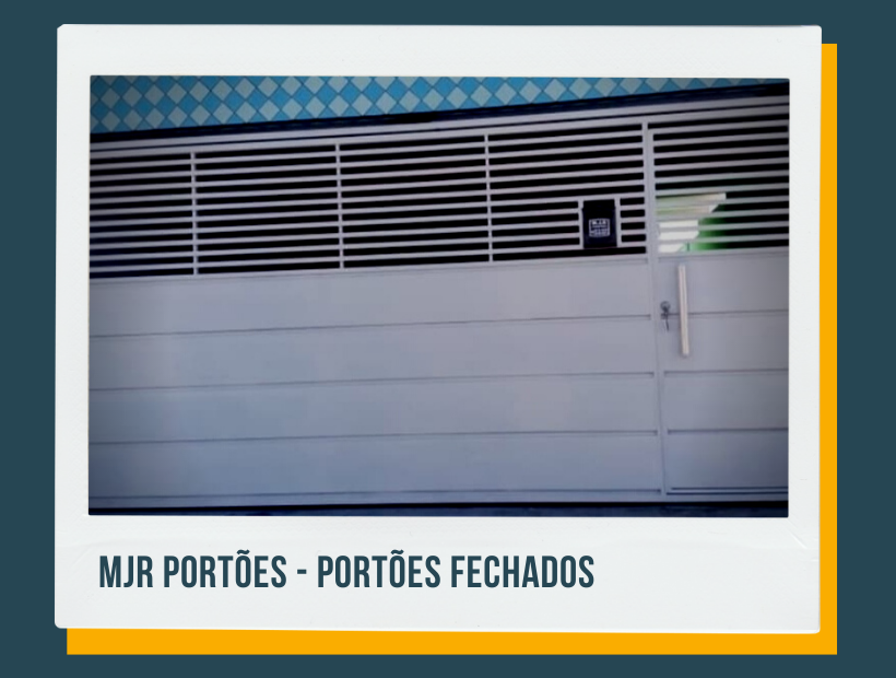 MJR PORTÕES SERRALHERIA GRADES PORTAS DE ENROLAR - CORRIMÃO E GUARDA CORPO