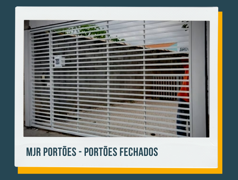MJR PORTÕES SERRALHERIA GRADES PORTAS DE ENROLAR - CORRIMÃO E GUARDA CORPO