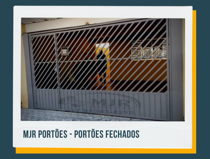 MJR PORTÕES SERRALHERIA GRADES PORTAS DE ENROLAR - CORRIMÃO E GUARDA CORPO