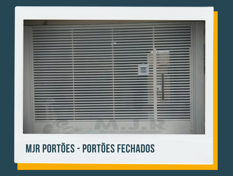 MJR PORTÕES SERRALHERIA GRADES PORTAS DE ENROLAR - CORRIMÃO E GUARDA CORPO