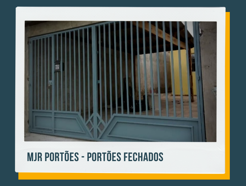 MJR PORTÕES SERRALHERIA GRADES PORTAS DE ENROLAR - CORRIMÃO E GUARDA CORPO