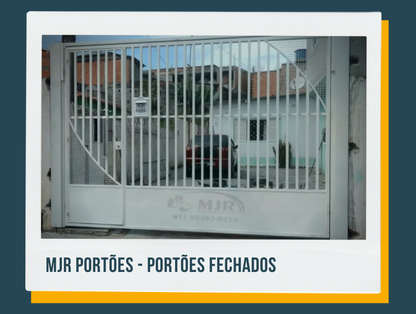 MJR PORTÕES SERRALHERIA GRADES PORTAS DE ENROLAR - CORRIMÃO E GUARDA CORPO