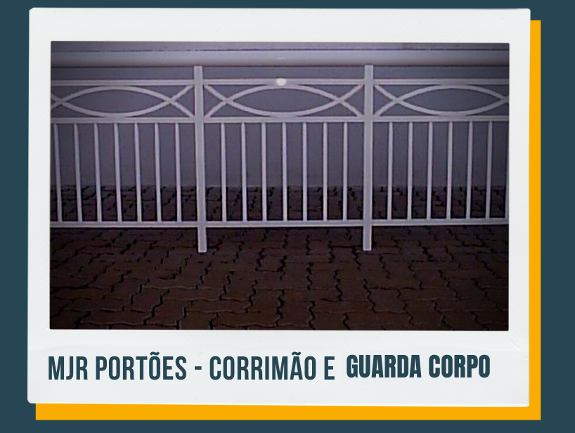 MJR PORTÕES SERRALHERIA GRADES PORTAS DE ENROLAR - CORRIMÃO E GUARDA CORPO