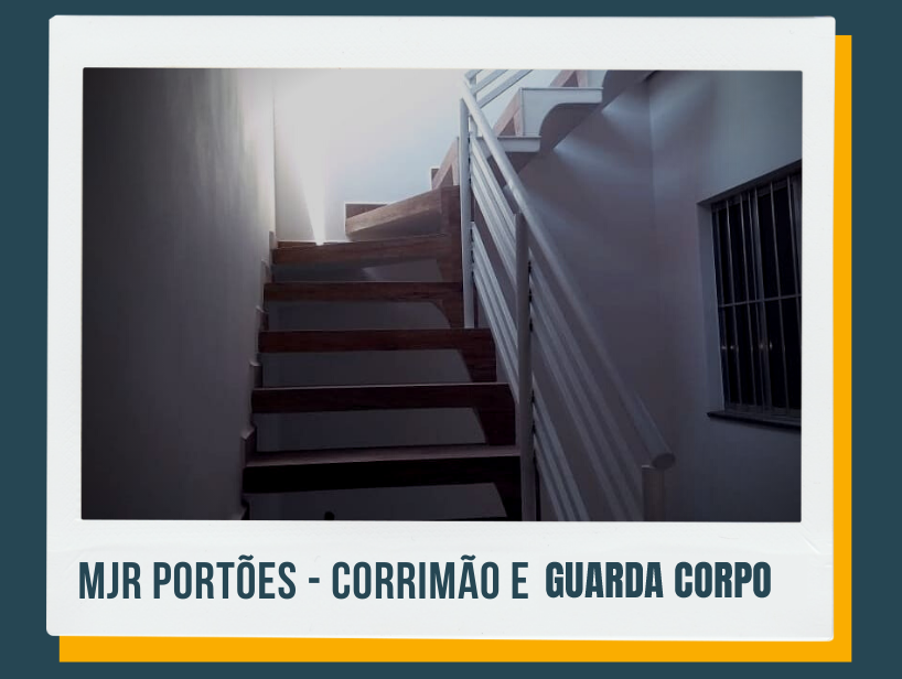 MJR PORTÕES SERRALHERIA GRADES PORTAS DE ENROLAR - CORRIMÃO E GUARDA CORPO