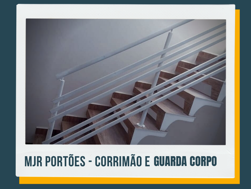 MJR PORTÕES SERRALHERIA GRADES PORTAS DE ENROLAR - CORRIMÃO E GUARDA CORPO