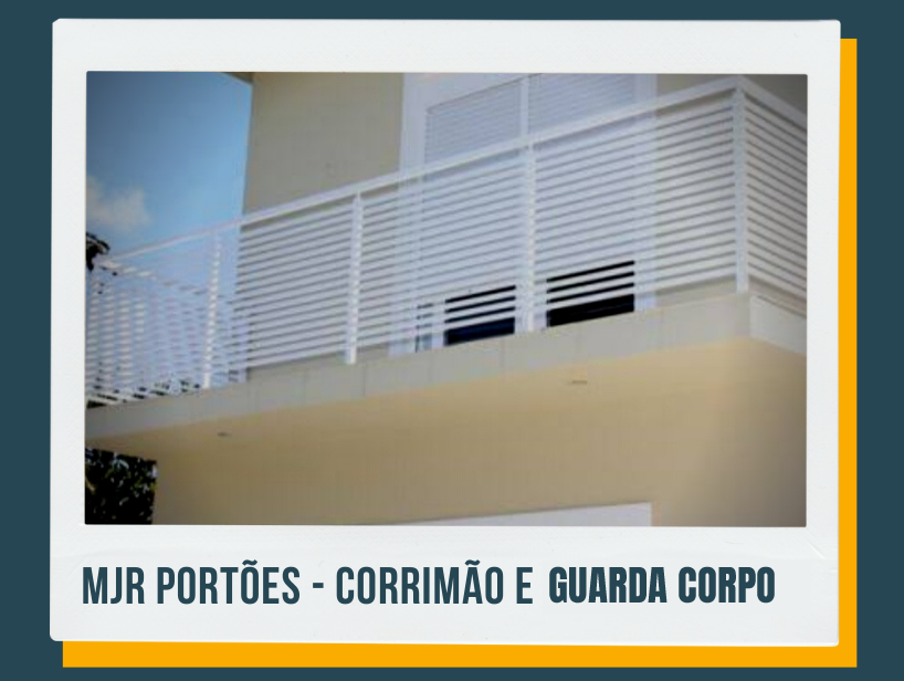 MJR PORTÕES SERRALHERIA GRADES PORTAS DE ENROLAR - CORRIMÃO E GUARDA CORPO
