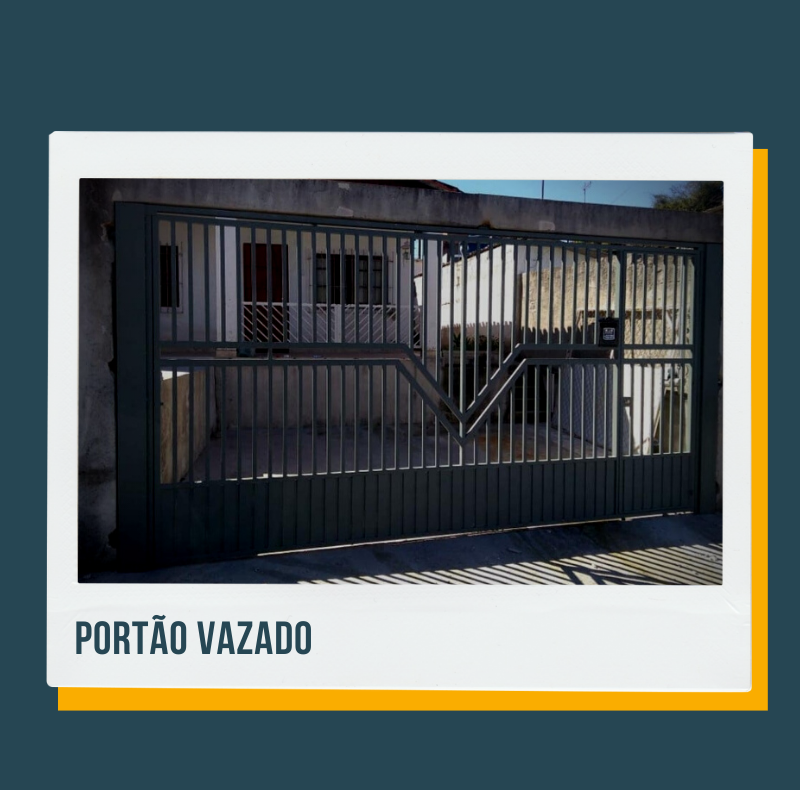 portão vazado
