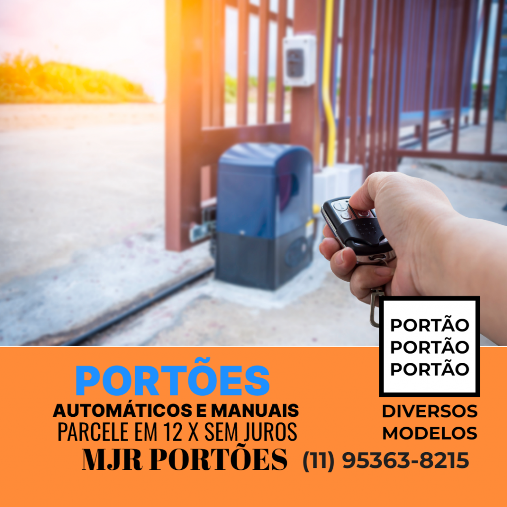 Venda e Instalação de Portões Automáticos para seu prédio, casa e ou empresa
