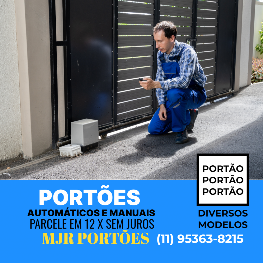 Venda e Instalação de Portões Automáticos para seu prédio, casa e ou empresa